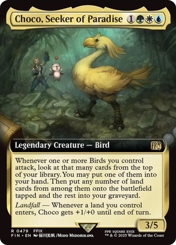 Choco, Seeker of Paradise (#479) (Extended Art)